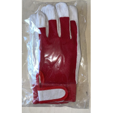 Рукавички робочі комбіновані (шкіра+тканина)