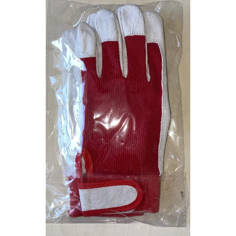 Рукавички робочі комбіновані (шкіра+тканина)