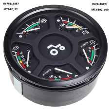Комбінація приладів МТЗ-80, 82, 892, 950, 5 покажчиків