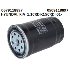 Фільтр палива HYUNDAI ELANTRA, H-1, I10, I20, I30, IX35, SANTA FE, TUCSON; KIA CEE“D, CERATO, RIO, SPORTAGE