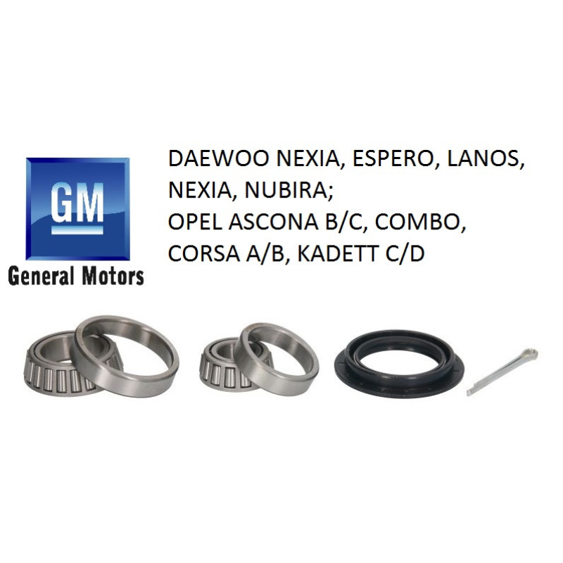 Ремкомплект задньої маточини DAEWOO NEXIA,ESPERO,LANOS,NUBIRA; OPEL ASCONA B/C,COMBO,CORSA A/B,KADETT C/D