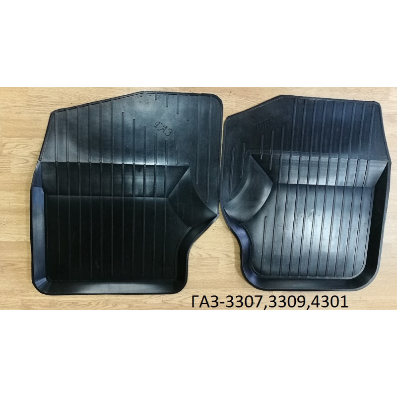 Килимки підлоги ГАЗ-3307, 3308, 3309, 4301 (гума)