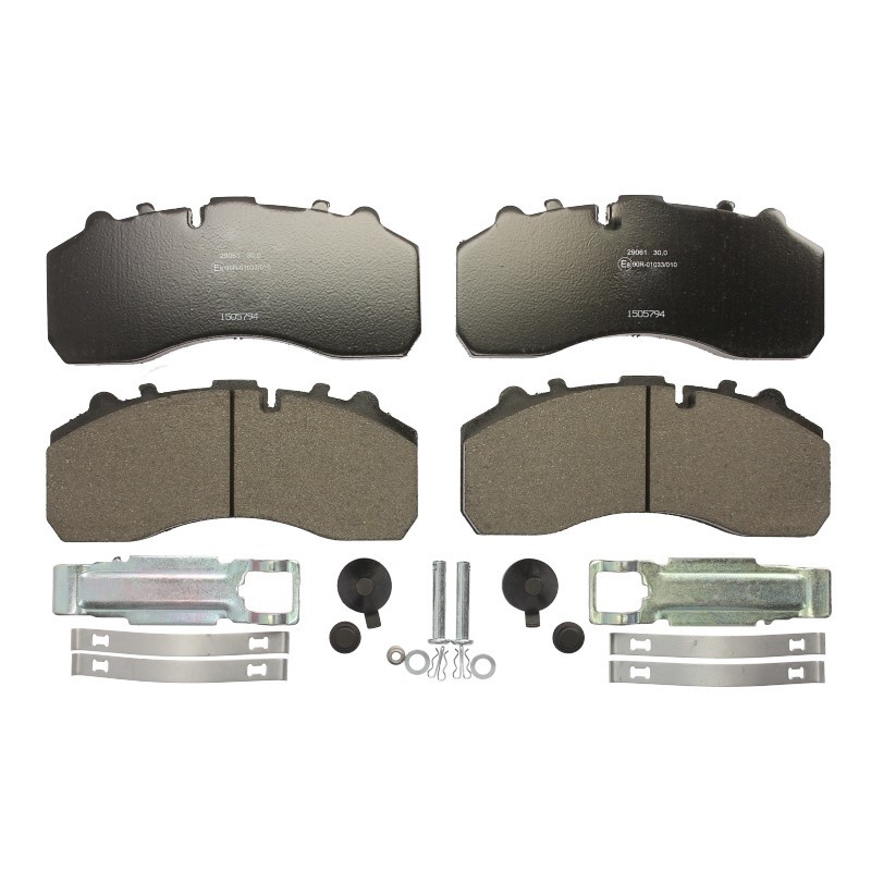 Колодки гальмівні дискові BPW; DAF 75/85 CF, 95XF, CF65/75,85, LF55; SAF; MB Actros; MAN TGS,TCX; SCANIA4