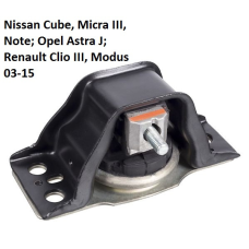 Подушка двигуна права Nissan Cube, Micra ІІІ, Note; Opel Astra J; Renault Clio III, Modus 03-15
