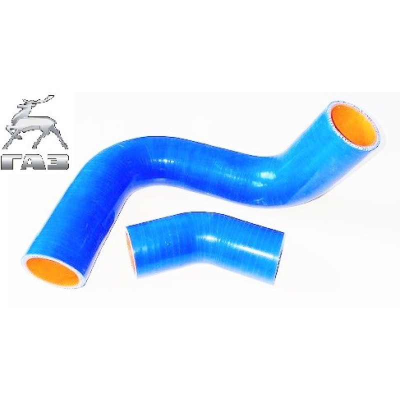 Патрубки системи охолодження ГАЗ-53 (2шт.,силікон)