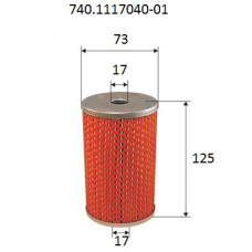 Фільтр очистки палива (елемент) КамАЗ, МАЗ, ЗіЛ