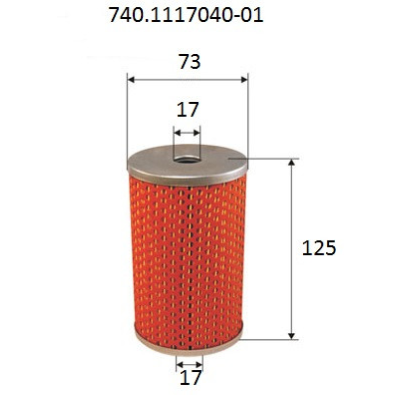 Фільтр очистки палива (елемент) КамАЗ, МАЗ, ЗіЛ