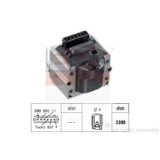 Котушка запалювання SEAT IBIZA II, TOLEDO I; VW PASSAT, POLO, TRANSPORTER IV 1.0-2.0 85-99