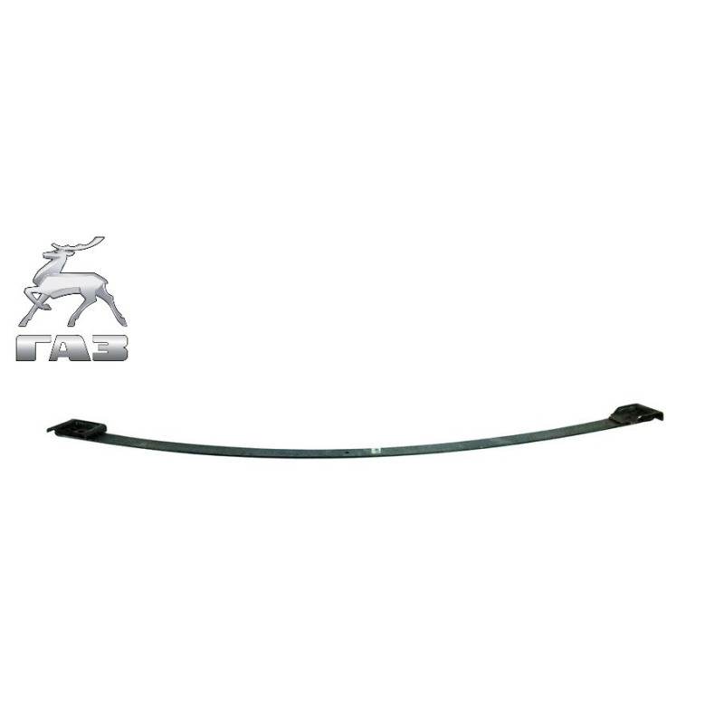 Лист №1 задньої ресори ГАЗ-52, -53, -66, -3307, -33098, -3309; ПАЗ всі моделі (1600х65х10)