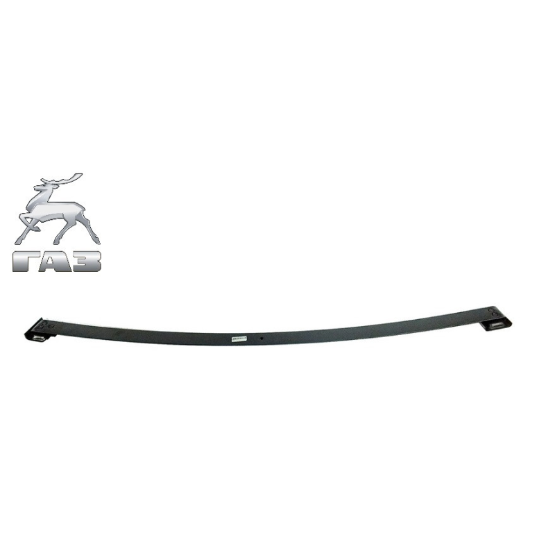 Лист №2 задньої ресори ГАЗ-52, -53, -66, -3307, -33098, -3309; ПАЗ всі моделі (1600х65х10)