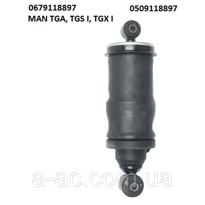 Амортизатор кабіни задній MAN TGA, TGS I, TGX I 99- Амортизатор кабіни задній MAN TGA, TGS I, TGX I 99-