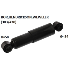 Амортизатор (L=303/430mm) напівпичепа ROR, HENDRICKSON, WEWELER