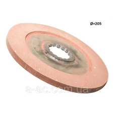 Диск гальм МТЗ Ø=205мм (маточина приварена, накладки клеєні)