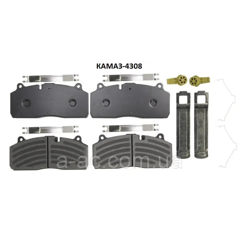 Колодки гальм КАМАЗ-4308 (4од.)
