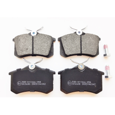 Колодки гальм задні AUDI A1-8;CITROEN C2-4;PEUGEOT,SKODA FABIA,OCTAVIA,SUPERB;VW CADDY,GOLF,POLO (LPR, Италия)